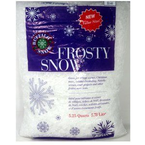 Original Buffalo Snow Wedding Decorative Craft Frosty Snow 5.25 Quarts U…